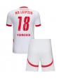 RB Leipzig Arthur Vermeeren #18 Heimtrikotsatz für Kinder 2024-25 Kurzarm (+ Kurze Hosen)